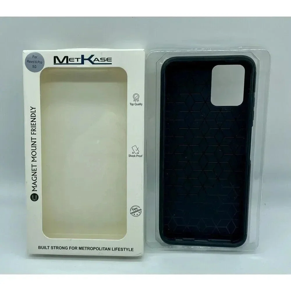 Hybrid Case Cover For Revvl Pro 5G 6.82” Quad Camera‎ Tough Heavy Duty